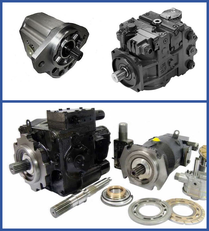 Sundstrand & Danfoss hydraulic pumps & motors repair, reman, aftermarket, series 15, 18, 20, 30, 40, 44, 45, 90, 51v